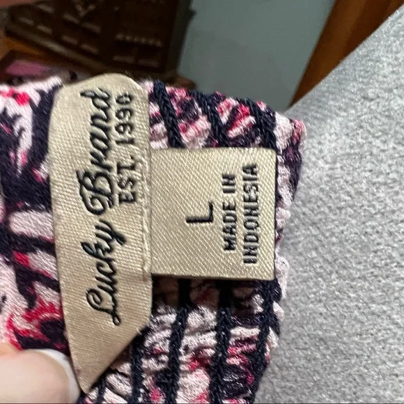 Lucky Brand Long Sleeve Shirt, SZ L - Picture 3 of 3